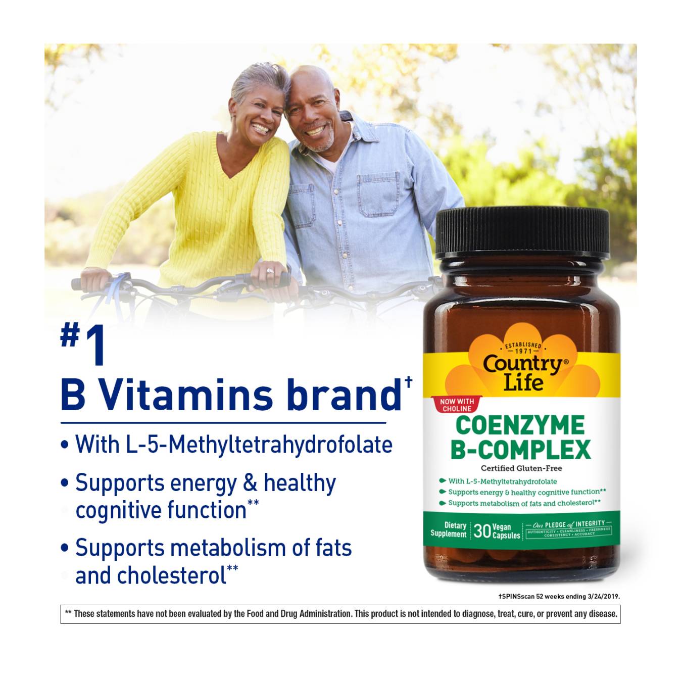 Coenzyme B-Complex Caps  Coenzyme Vitamin  Country Life