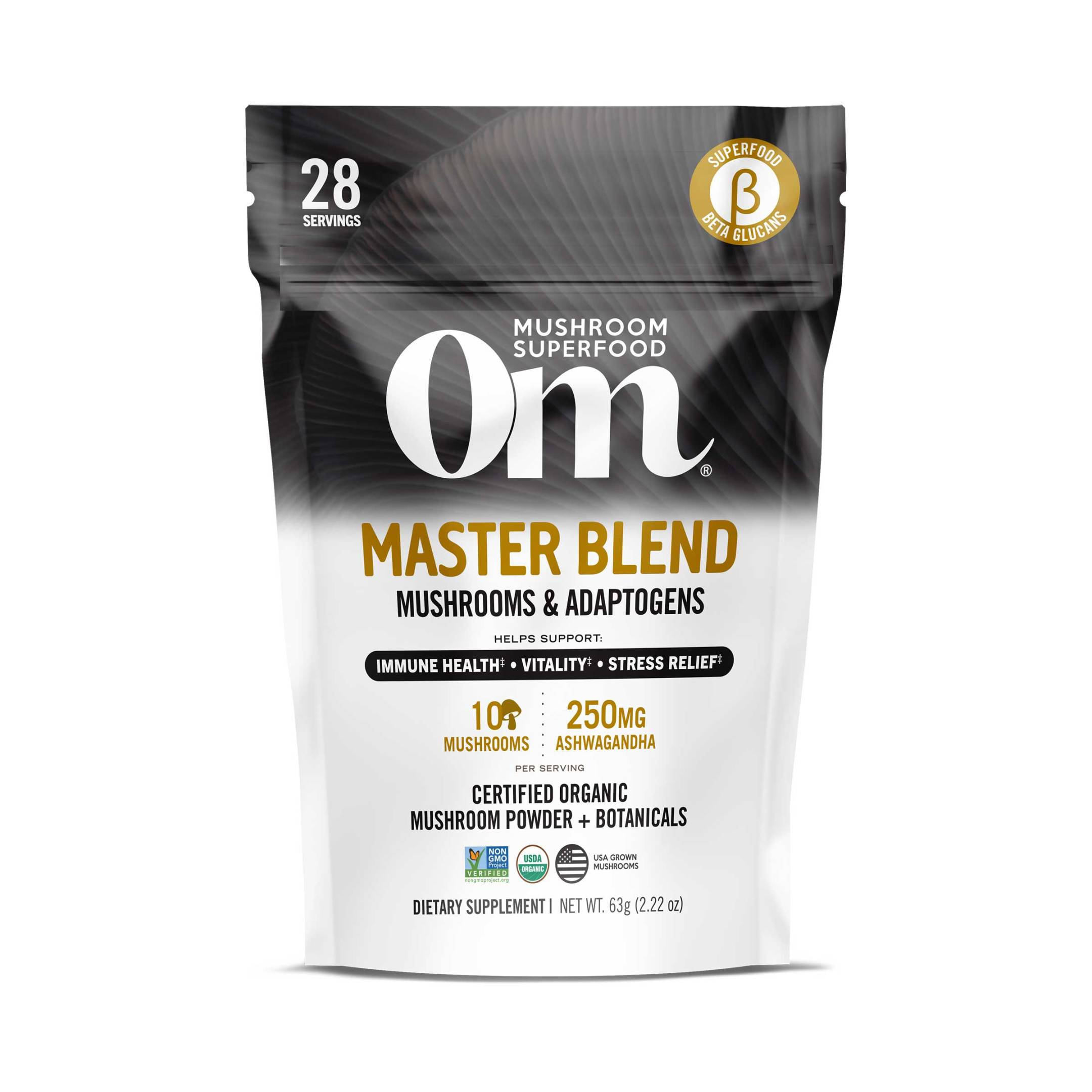 Om Master Blend Mushroom Powder   Mushroom Complex – Om