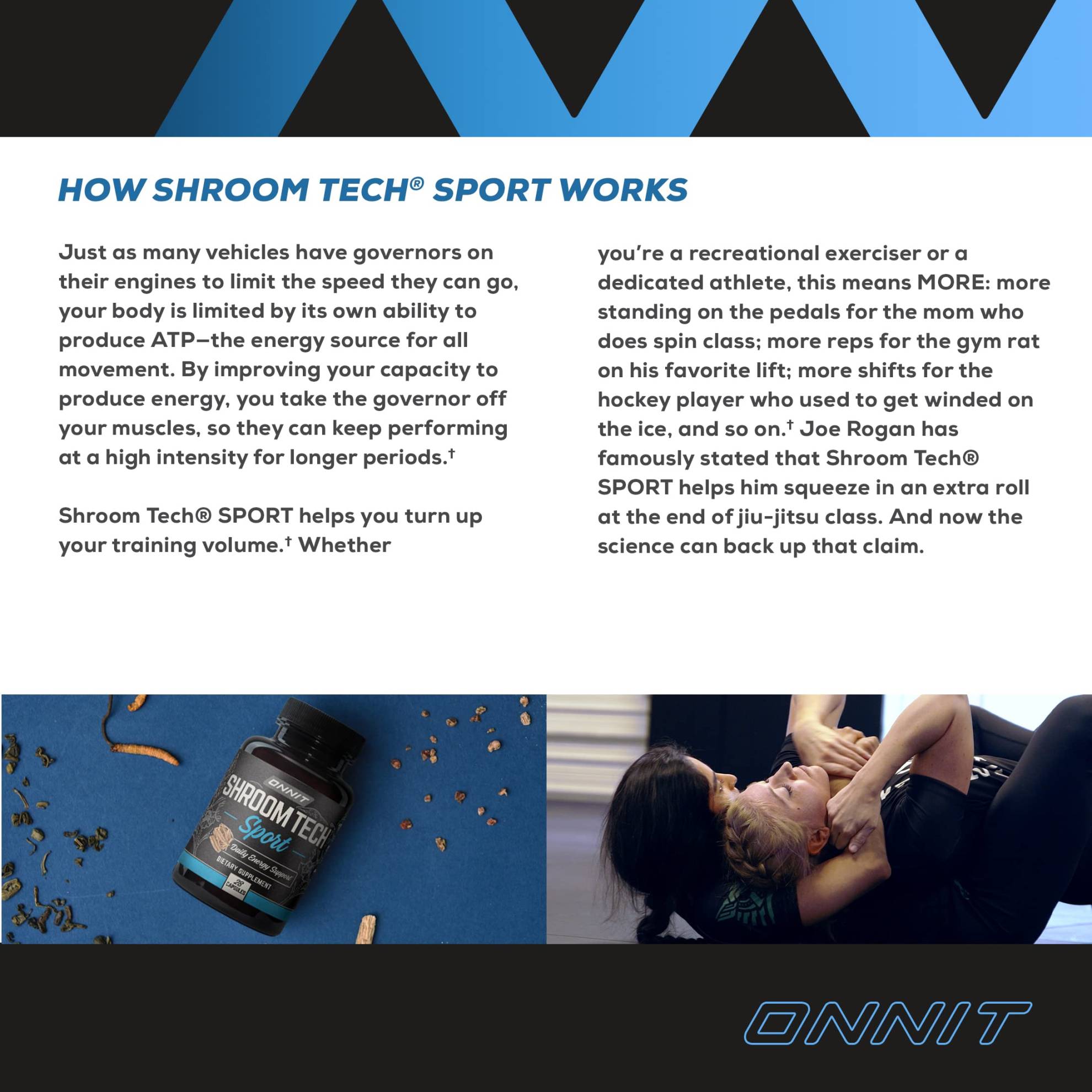 Onnit Shroom Tech SPORT: Clinically Studied Preworkout Supplement with  Cordyceps Mushroom (ct)