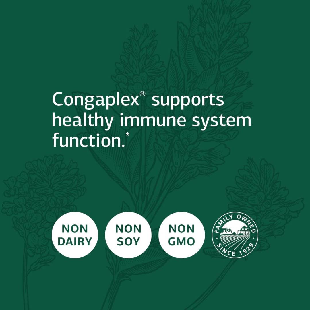 Standard Process Congaplex - Thymus Gland Support Supplement - Support  Immune Health with Calcium Lactate, Magnesium, Vitamin C & Vitamin A -  Immune